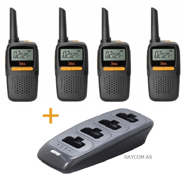 Zodiac Light Pro med Laderack - 4 radio