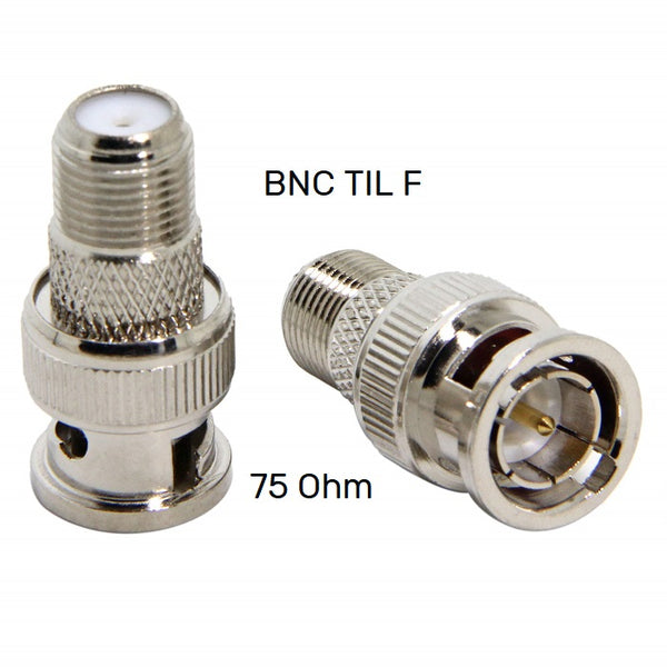 F til BNC-adapter