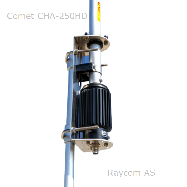 Ny og oppgradert Comet CHA 250 HD HF-antenne