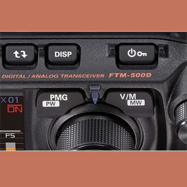 Yaesu - FTM-500DE knapper og brytere