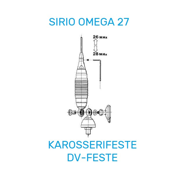 Sirio Omega 27 antennefeste