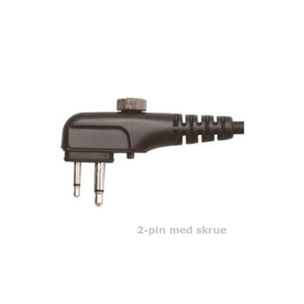 Monofon plugg med 2-pin skrue