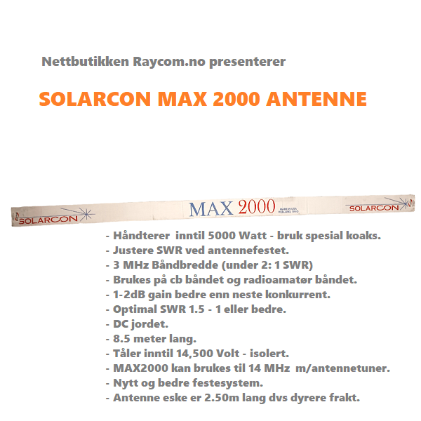 Solarcon IMAX 2000 antenne