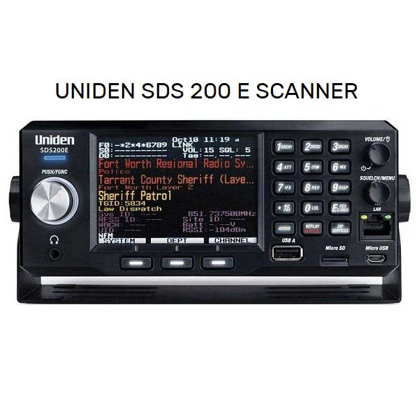 UNIDEN SDS200E scanner
