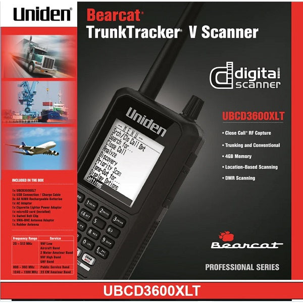 Uniden UBCD-3600XLT digital scanner