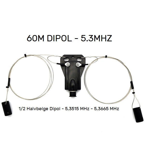 Monoband Dipol 60m antenne