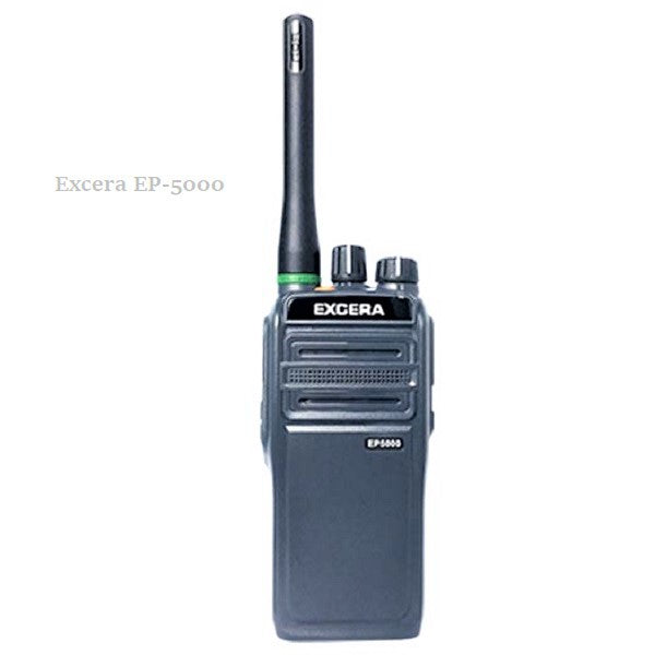 Excera EP-5000 DMR radio, vanntett IP68, GPS og kryptering