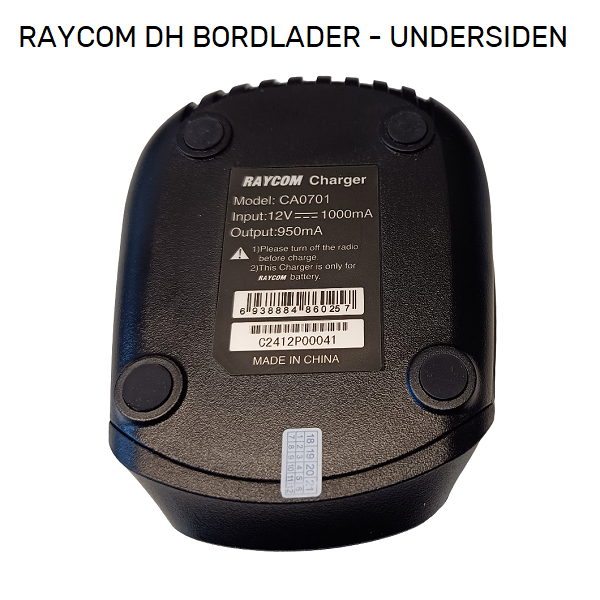 Raycom CA0701 Bordlader undersiden