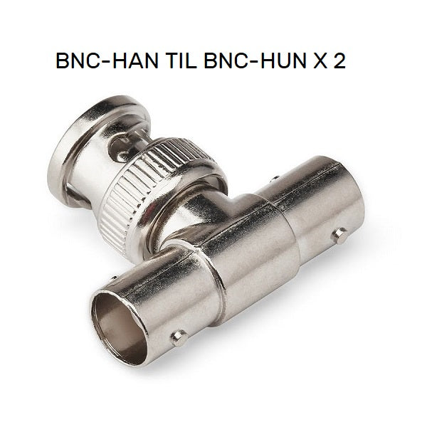 BNC - T , bnc-han til dobbel bnc hun