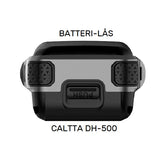 caltta-dh500 undersiden og batterilås