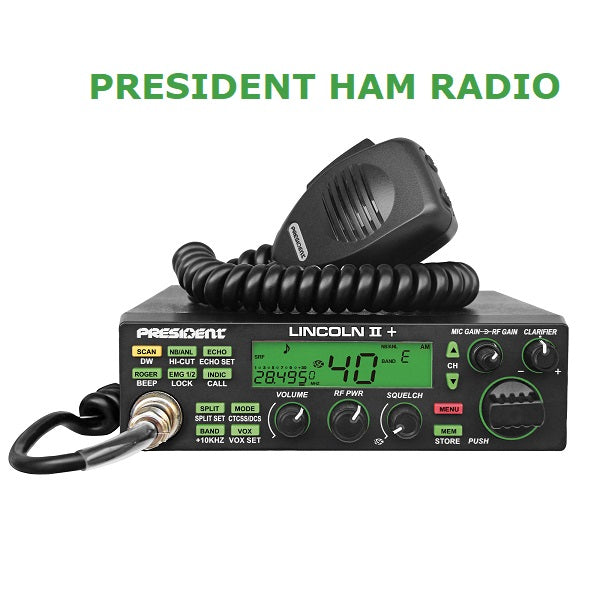 President Lincoln 2plus amatørradio