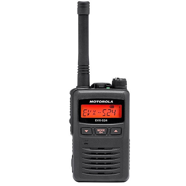 Motorola EVX-S24 DMR radio i sort farge