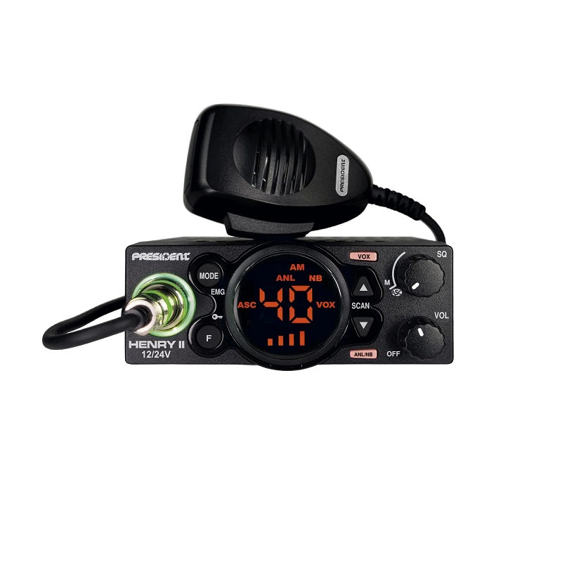 President Henry2 AM og FM 40 kanaler