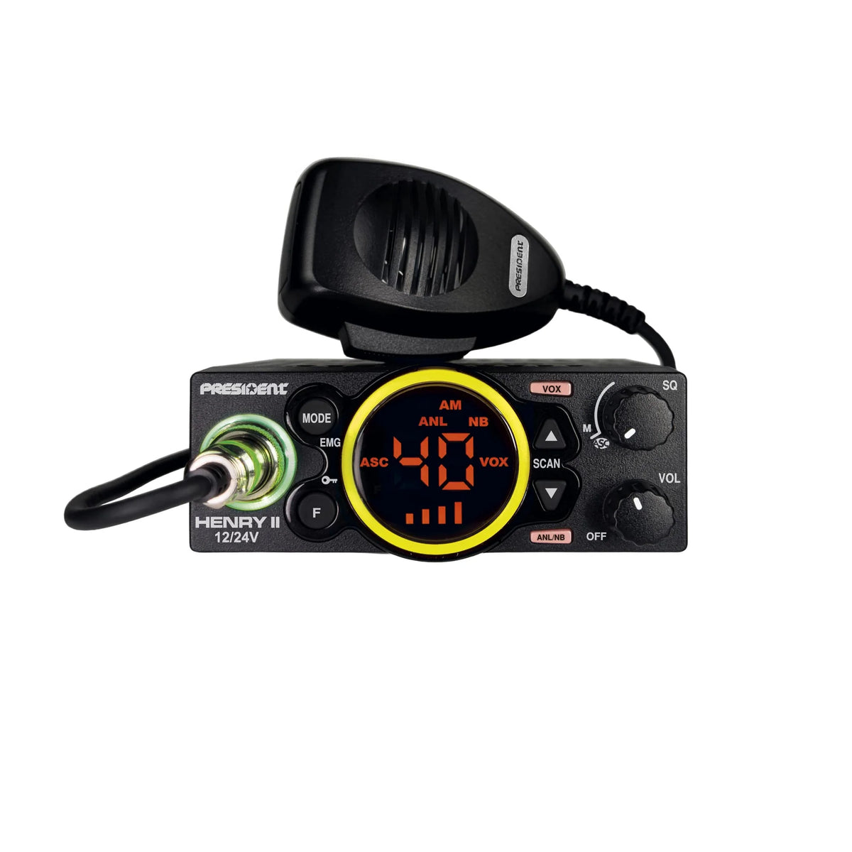 President Henry2 AM og FM 40 kanaler