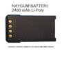 Raycom 2400 Li-Poly batteri