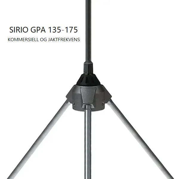 Antena profesional SIRIO SPO118-2 de base ideal para banda aérea Antena profesional SIRIO SPO118-2 de base ideal para banda aérea